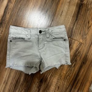Girls Joe's Jeans Light Gray Denim Shorts